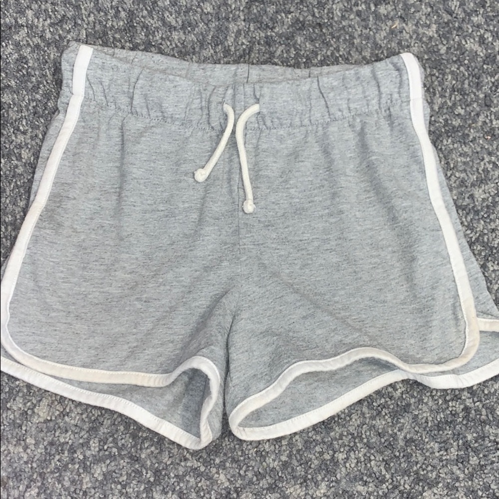 flowy grey shorts